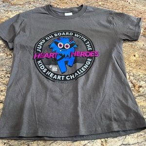 Gray Heart Hero’s t-shirt